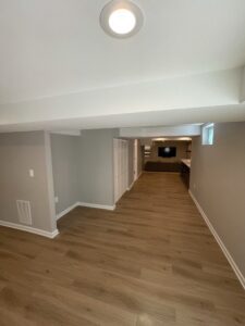 A long basement space