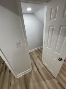 A small room under the stairs